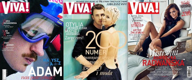 Sportowcy na okładkach "Vivy!" - galeria zdjęć