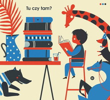 Dawid Ryski plakat do wystawy "Tu czy Tam"