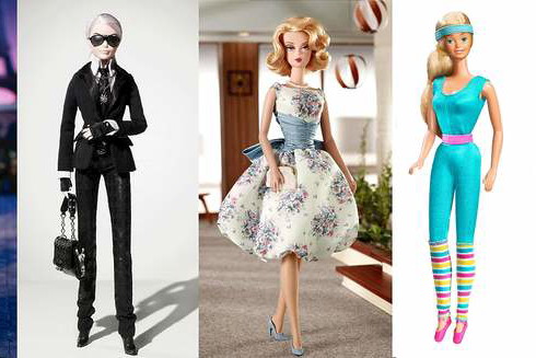 Barbie z wystawy w Musée des Arts Décoratifs