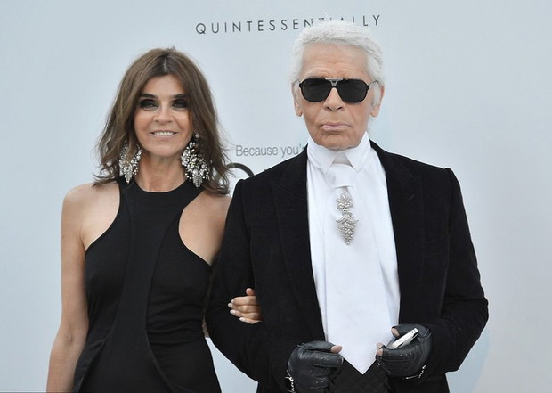 Carine Roitfeld, Karl Lagerfeld