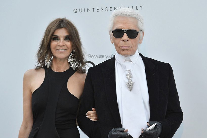 Carine Roitfeld, Karl Lagerfeld