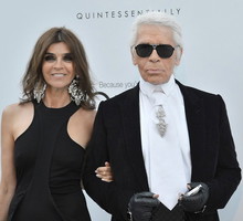 Carine Roitfeld, Karl Lagerfeld