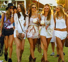Coachella stylizacje gwiazd