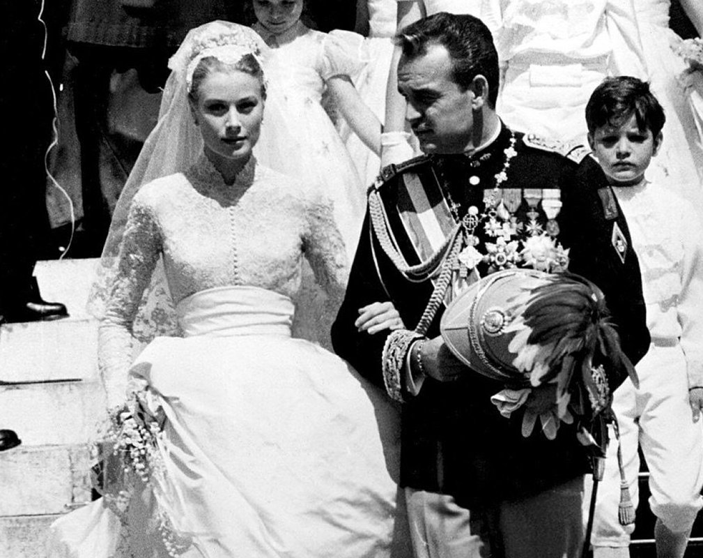 ślub Grace Kelly i książę Monako Rainier III Grimaldi