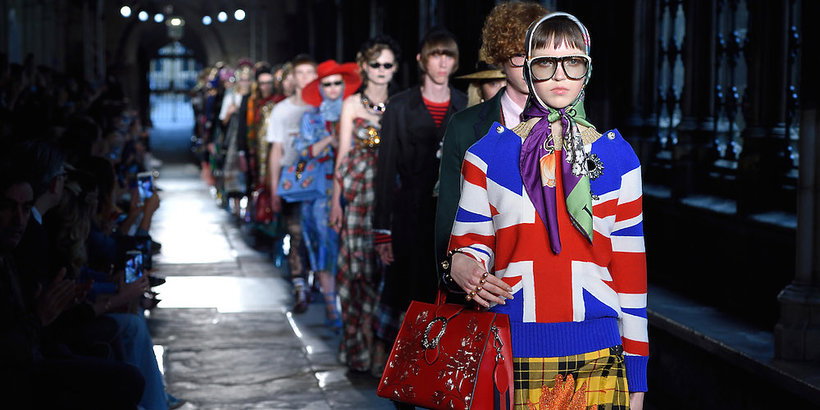 Pokaz Gucci Cruise 2017 w Londynie