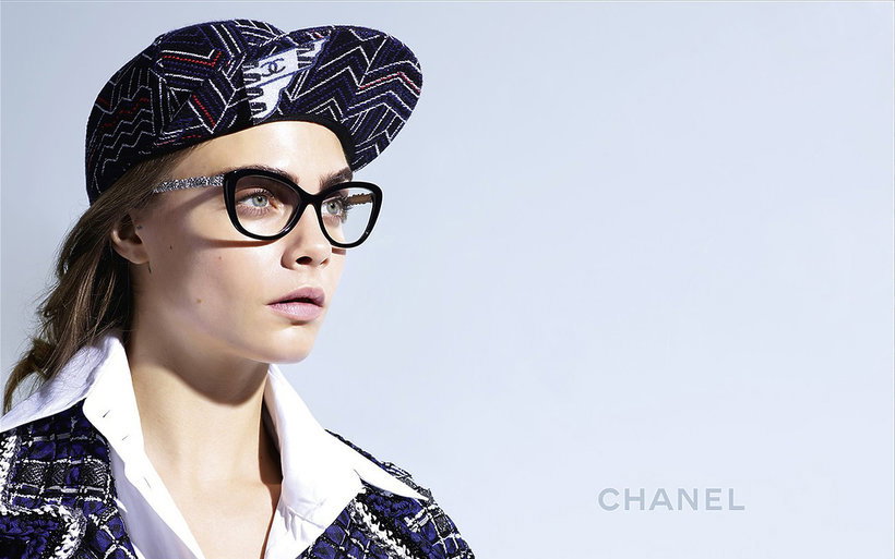 Cara Delevingne w kampanii okularów Chanel na wiosnę - lato 2016