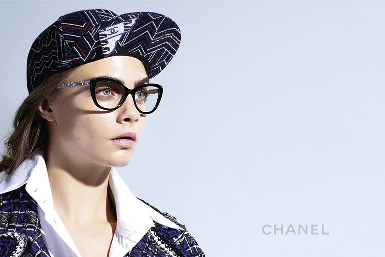 Cara Delevingne w kampanii okularów Chanel na wiosnę - lato 2016