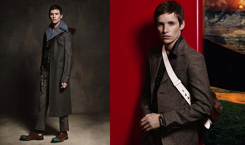 Eddie Redmayne w kampanii Prady na jesień/zimę 2016/2017