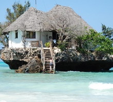 Restauracja The Rock na wyspie Zanzibar
