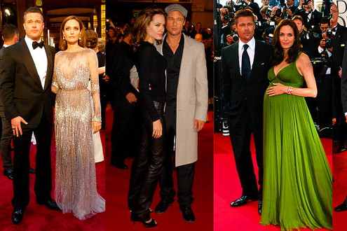 Brad i Angelina na czerwonym dywanie