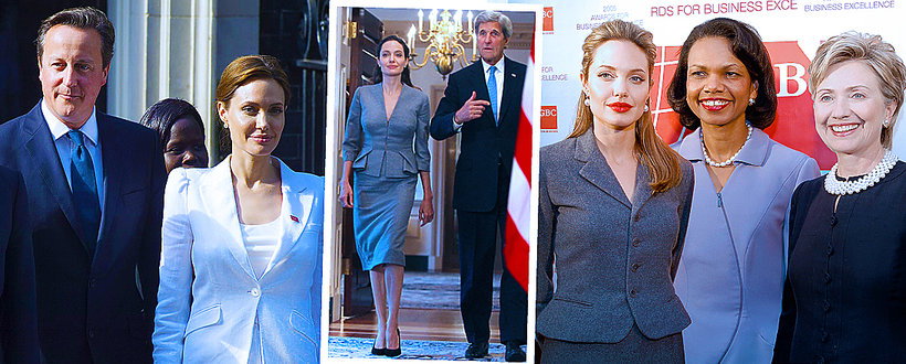 Angelina Jolie z politykami