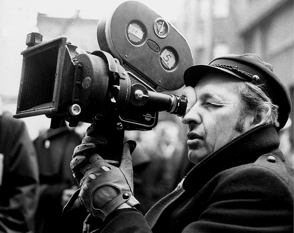 Andrzej Wajda przy pracy