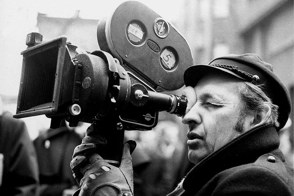Andrzej Wajda przy pracy