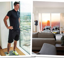 Anna Lewandowska, Robert Lewandowski, apartament na Złotej 44