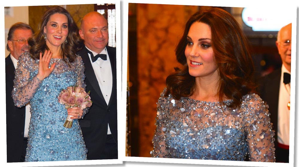 Stylizacja Księżna Kate na czerwonym dywanie