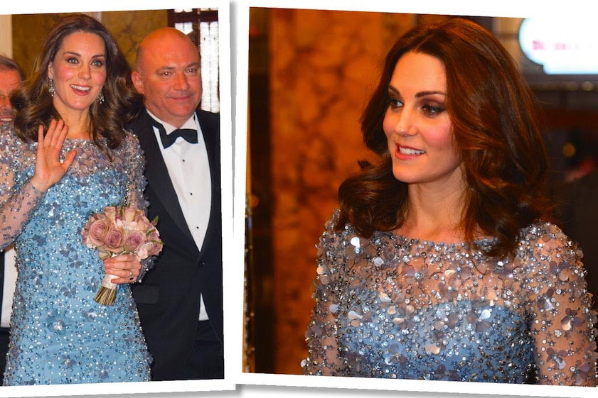 Stylizacja Księżna Kate na czerwonym dywanie