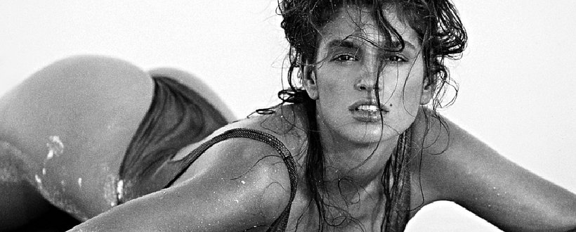 Cindy Crawford, St Barth, 1986.