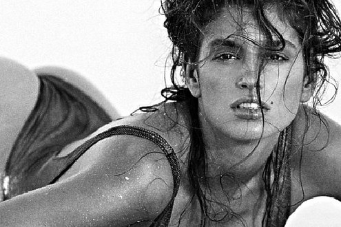 Cindy Crawford, St Barth, 1986.