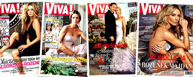 Małgorzata Rozenek-Majdan na okładkach VIVY!