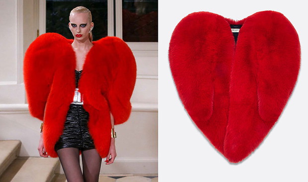 czerwona-futrzana-peleryna-w-ksztalcie-serca-ysl-397635-GALLERYBIG-24da22f