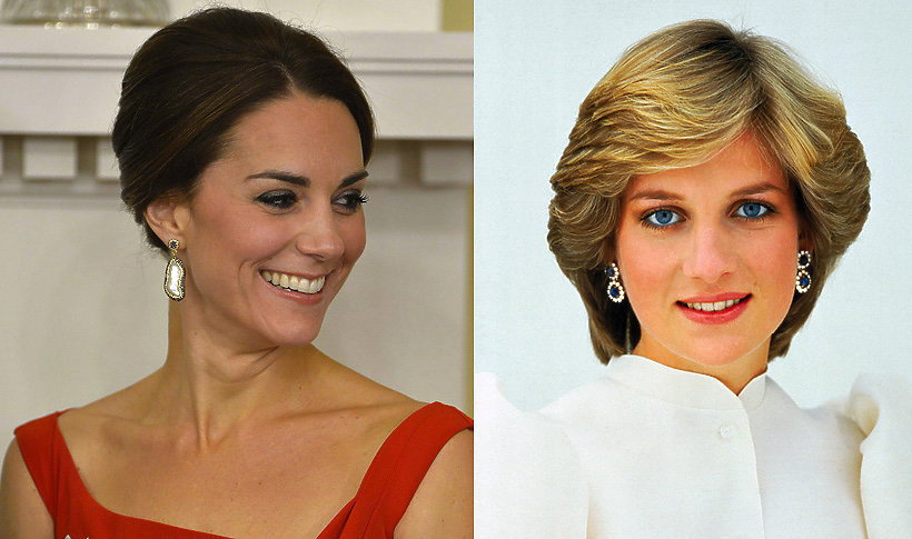 Księżna Kate, Księżna Diana