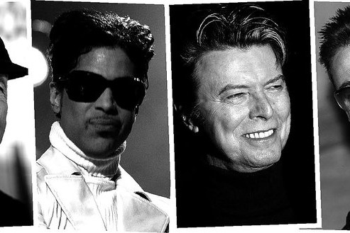 Leonard Cohen, Prince, David Bowie, George Michael