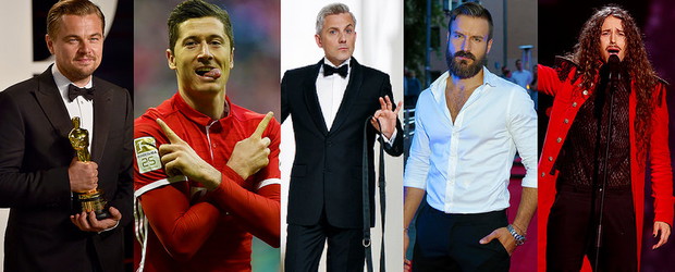 Leonardo DiCaprio, Robert Lewandowski, Hubert Urbański, Piotr Stramowski, Michał Szpak, faceci roku 2016