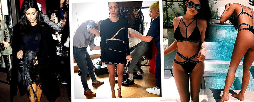 kardashianki w polskich ubraniach