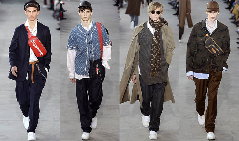 kolekcja męska Luis Vuitton x Supreme na jesień 2017