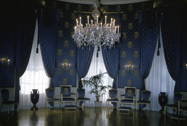 Interior of Blue Room, White House