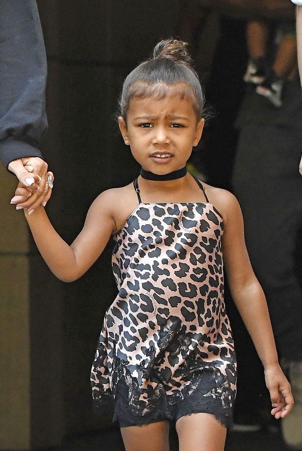 Kim Kardashian, Kanye i North West w kinie