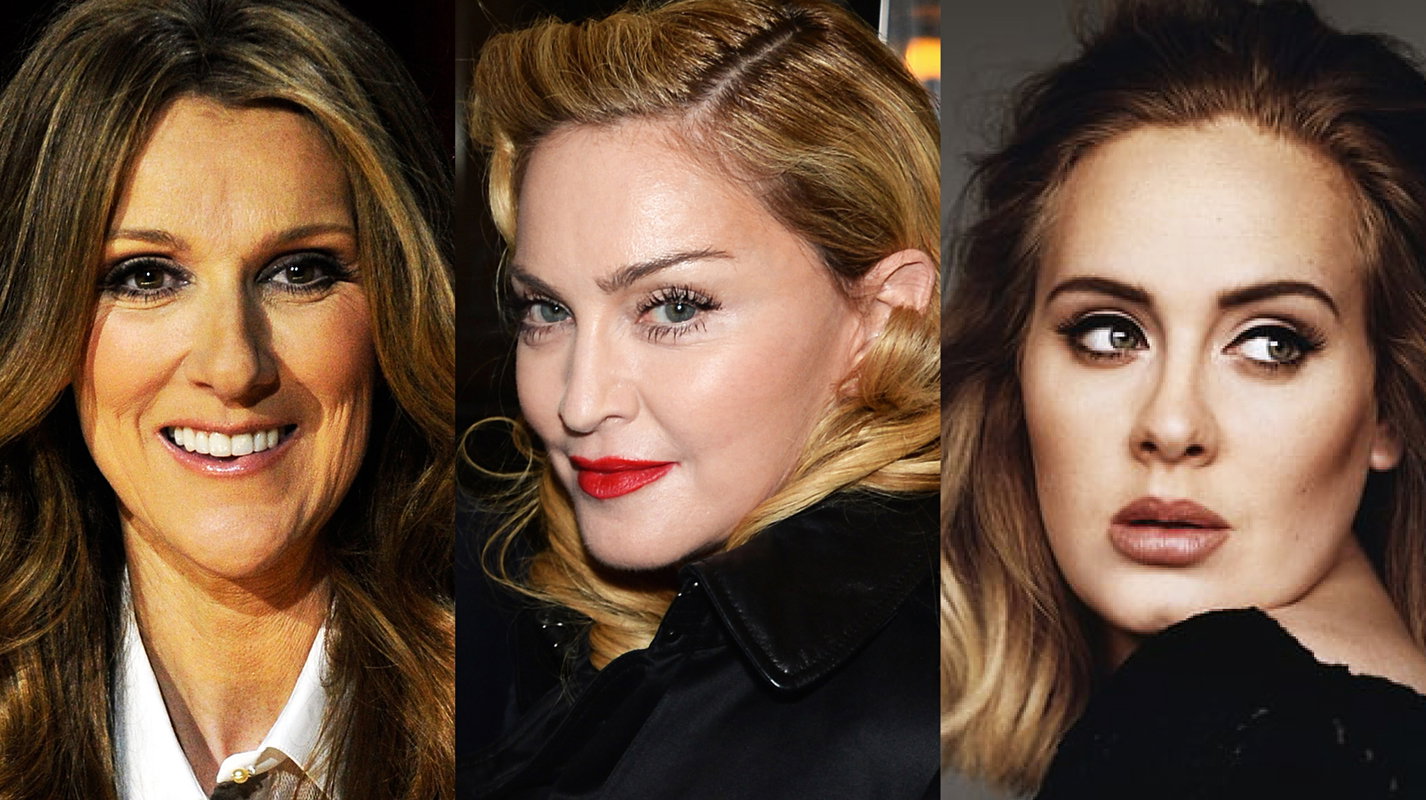 Celine Dion, Madonna, Adele, największe światowe diwy, Main Topic