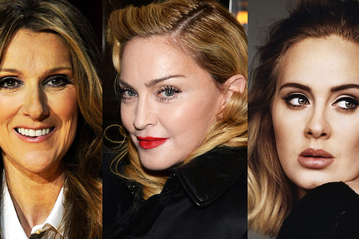 Celine Dion, Madonna, Adele, największe światowe diwy, Main Topic