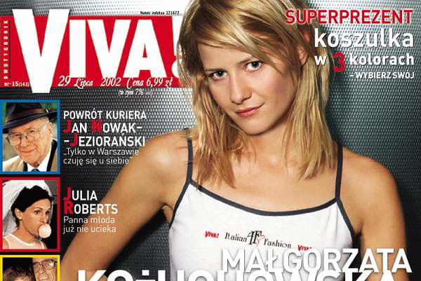 Małgorzata Kożuchowska, "Viva!" lipiec 2002