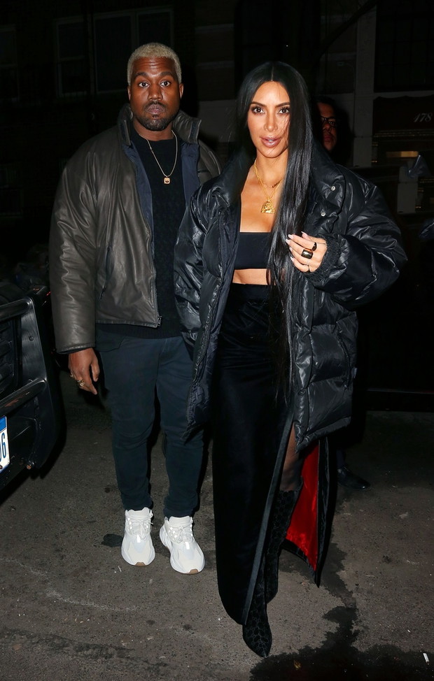 Kim Kardashian i Kanye West id? na kolacj? walentynkow?