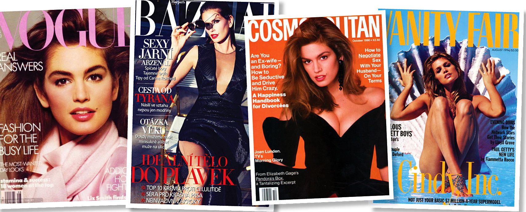 Cindy Crawford na okładkach