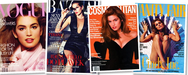 Cindy Crawford na okładkach