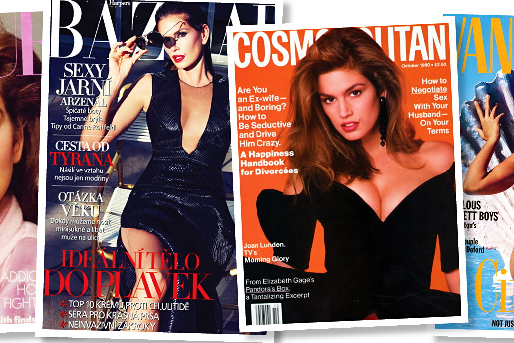 Cindy Crawford na okładkach