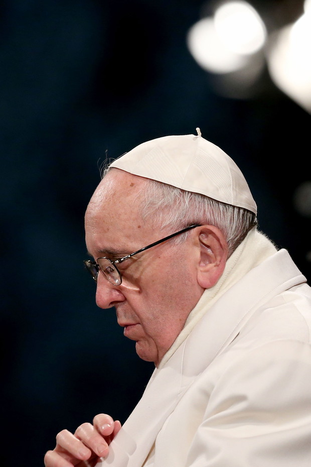 Pope Leads The Stations of The Cross At The Colosseum