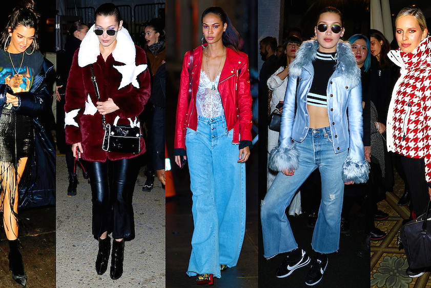 Street Style modelki nowojorski Tydzień Mody- MAIN TOPIC