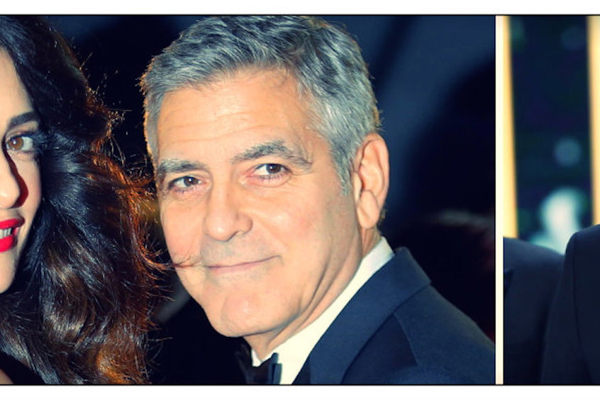 George i Amal Clooney Cezary 2017