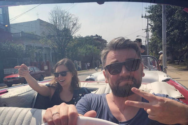 Aleksandra Kwaśniewska na wakacjach na Kubie