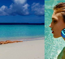 Anja Rubik Malediwy