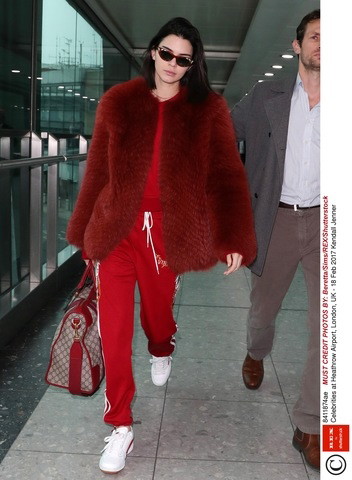 Celebrities at Heathrow Airport, London, UK - 18 Feb 2017