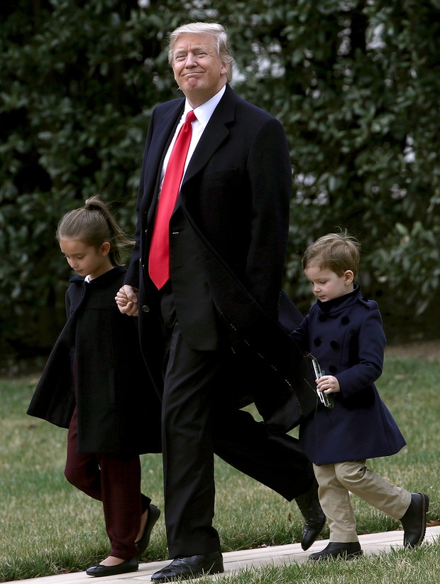 President Trump Departs White House For Florida
