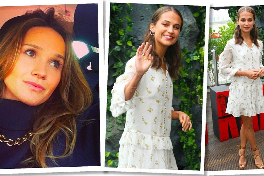 Alicia Vikander w kreacji polskiej projektantki Magdy Butrym