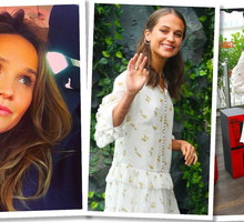 Alicia Vikander w kreacji polskiej projektantki Magdy Butrym