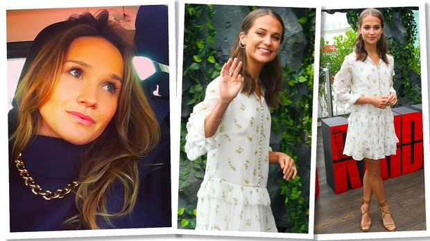 Alicia Vikander w kreacji polskiej projektantki Magdy Butrym