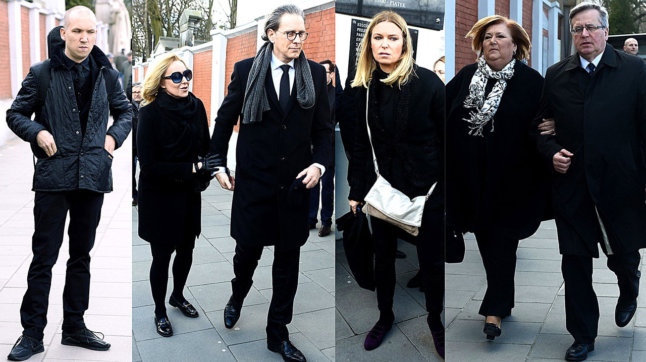 Wojciech Młynarski, Agata Młynarska, Paulina Młynarska, Jan Młynarski, pogrzeb Wojciecha Młynarskiego