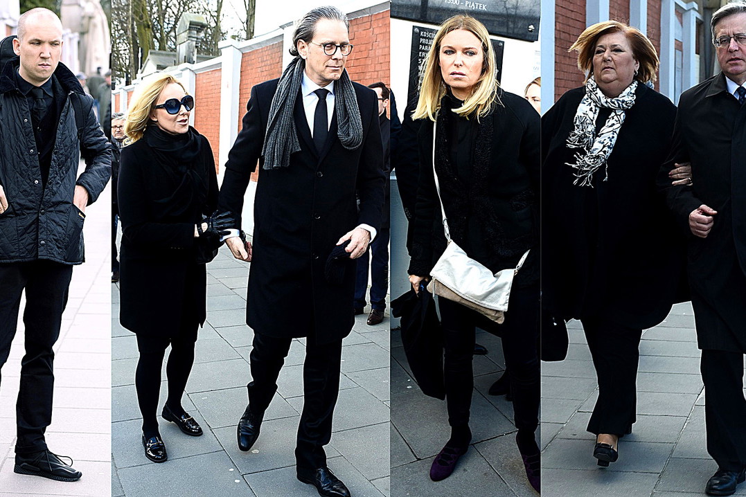 Wojciech Młynarski, Agata Młynarska, Paulina Młynarska, Jan Młynarski, pogrzeb Wojciecha Młynarskiego